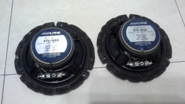 Alpine 6" STE-163A 120W แกนร่วมสามทาง Alpine 6" STE-163A 120W แกนร่วมสามทาง