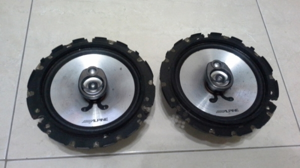 Alpine 6" STE-163A 120W แกนร่วมสามทาง