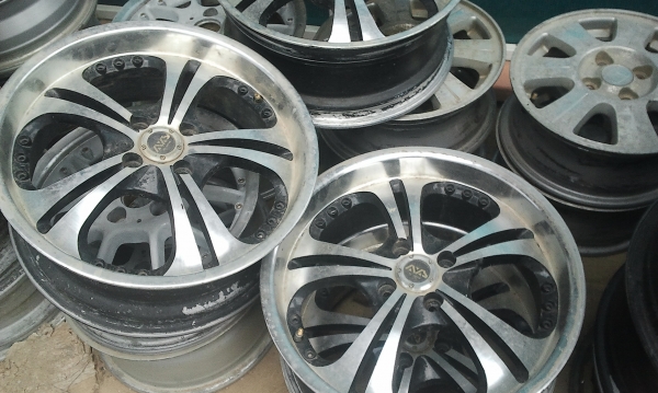 ๋JAPAN MASTER 17X7 ET40 4/100 แม็กแท้เสียดายจะขายกิโล