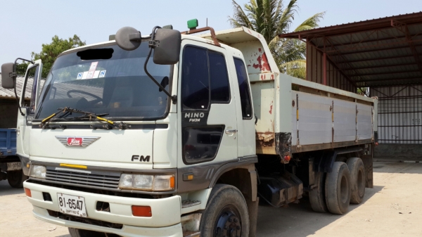 ขายด่วนHINOFM3MNLD240 แรงสองเพลาดั้มแม่ลูกสภาพสวยสุดๆรีบจองโทร0801515451