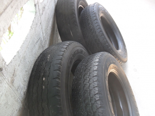 ยาง BRIDGESTONE 205R16 ปี11 ผ้าใบ8ชั้น สวยๆ 4 เส้น ราคา 3300 บาท ยาง BRIDGESTONE 205R16 ปี11 ผ้าใบ8ชั้น สวยๆ 4 เส้น ราคา 3300 บาท