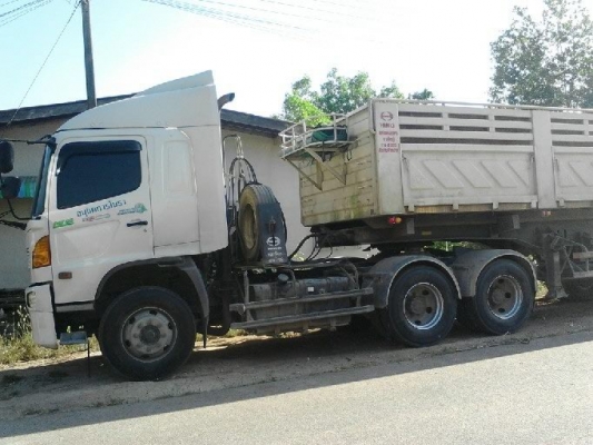 ขายดาวน์...18ล้อ(หัว+หาง) FM1A 344แรงซีรี่500 รถ2ปีและลูกพ่วงดั้ม2คาน