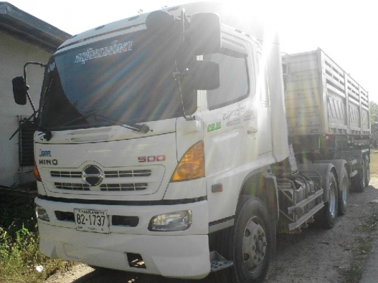 ขายดาวน์...18ล้อ(หัว+หาง) FM1A 344แรงซีรี่500 รถ2ปีและลูกพ่วงดั้ม2คาน