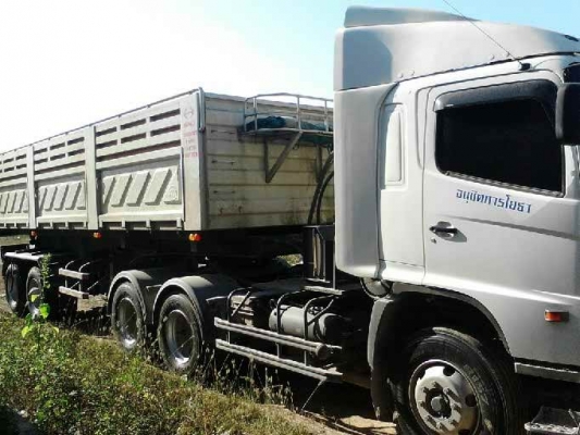 ขายดาวน์...18ล้อ(หัว+หาง) FM1A 344แรงซีรี่500 รถ2ปีและลูกพ่วงดั้ม2คาน