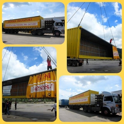 มีตู้คอนเทนเนอร์ ผ้าใบเปิดข้าง=>ให้เช่า 15,000 ต่อเดือน