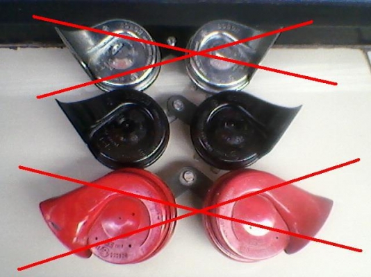 ถูก!!แตรนอกล้วนๆ เสียงลั่นๆ สวยทุกคู่ ใช้งานได้หมด ไร้รอยแตกหัก!!