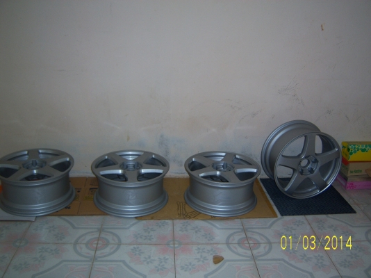 แม็กสกายไลน์ แท้ 5รู114 ขอบ17 x8  offset 40  1ชุด