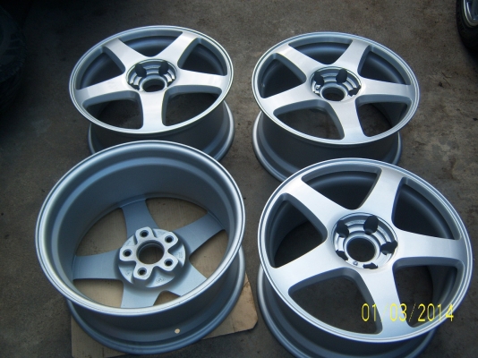 แม็กสกายไลน์ แท้ 5รู114 ขอบ17 x8  offset 40  1ชุด