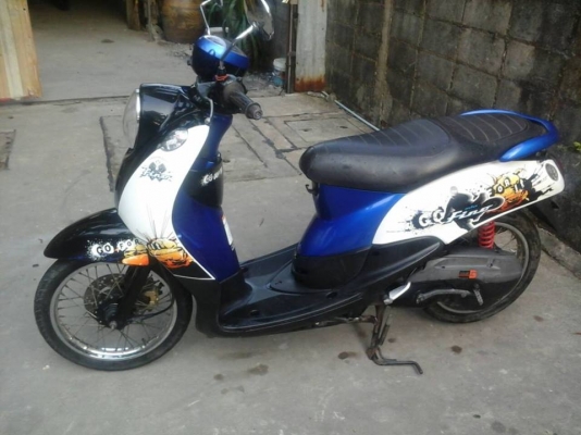 Fino ปี 53 ท่ออาร์ม สีน้ำเงิน ขาว ชุดสีสวย เครื่องแน่นๆ ทดลองขับได้จ้า เอกสารครบ