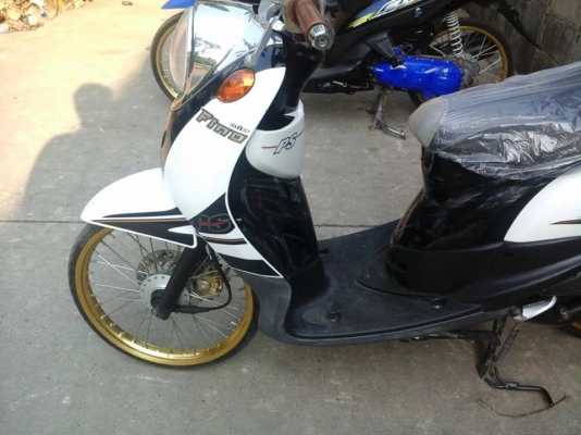 Fino ปี 54 ท่ออาร์ม สีขาว ดำ ล้อขอบทอง รถสวย เบาะใหม่ เครื่องเดิมแน่นๆ เอกสารครบ ท้าพิสูจน์ ลองขับได้จ้า Fino ปี 54 ท่ออาร์ม สีขาว ดำ ล้อขอบทอง รถสวย เบาะใหม่ เครื่องเดิมแน่นๆ เอกสารครบ ท้าพิสูจน์ ลองขับได้จ้า