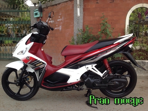 ขายมอเตอร์ไซค์มือสองnouvo elegance สีขาวเเดง ปี2011