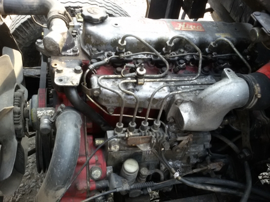 ขายรถ HINO KM545 เครื่อง WO4D 117 แรงม้า วางหัวFC กระบะคาร์โก้มีคอกสูง