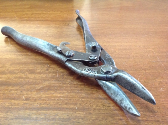 ขายกรรไกรตัดเหล็กแผ่น  สังกะสี  ลวด โบราณ