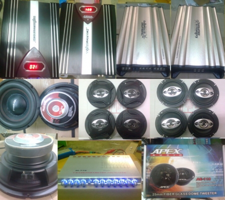 เครื่องเสียงชุดใหญ่แรงๆถูกมาก10นิ้ว ชุด2