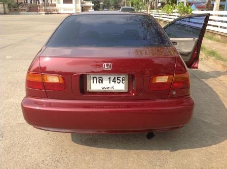 ขายhonda civicเตารีดปี95 เครื่องหัวฉีด ระบบไฟฟ้าทั้งคัน ติดแก๊สLPG รถสวย พร้อมใช้