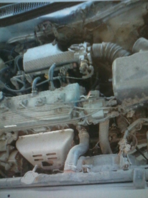 ขายซากเก๋ง โตโยต้าเครื่องพังพร้อมเล่มทะเบียน