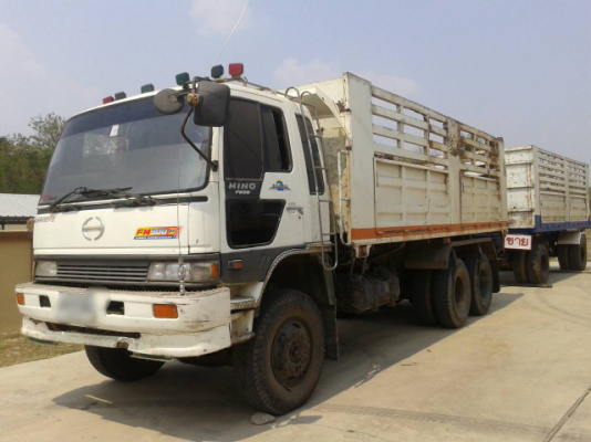 ขายรถบรรทุกพ่วง HINO 3M วางเครื่อง PO9C - 315 แรง ปี 40 ดัมพ์เหล็กแม่ลูก ลูก 2 เพลา ขายรถบรรทุกพ่วง HINO 3M วางเครื่อง PO9C - 315 แรง ปี 40 ดัมพ์เหล็กแม่ลูก ลูก 2 เพลา