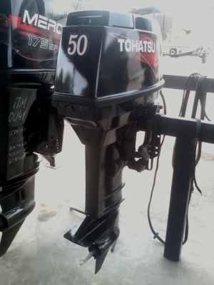 ขายเครื่องยนต์เรือ Tohatsu 50แรงม้า 2จังหวะ มือสองญี่ปุ่น