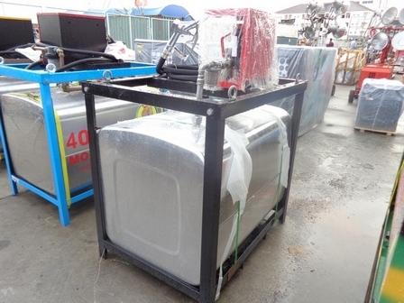 ขายถังน้ำมันพร้อมหัวจ่าย 430 Liter W/DC 12V Pump , Nozzle ect.