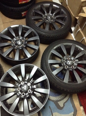 ขายแม็กExขอบ18 พร้อมยาง2เส้น