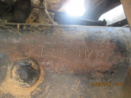 ขายเทรลเลอร์ 2 เพลา EH 170 แรง KT725 LOกลาง เหล็กหน้า7 IDEAM