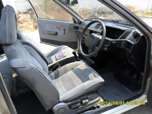 ขายรถมิตซูแชมป์สปอร์ต 3 ประตู ปี92 เครื่องเดิม1.5 เกียร์ธรรมดา ภายในสวยเดิมๆ สะอาดๆ ผ้าหลังคาสะอาด แอร์เย็นๆ คอมแอร์ใหม่ ตัวถังบางๆ แห้งๆ เดิม ไม่เคยทำสี หน้า-หลังเดิมมาก รถขับดีมาก มือเดียวป้ายแดง สมุดคู่มืออยู่ครบ ภาษี57 พร้อมใช้มากครับ ขายถูกครับ