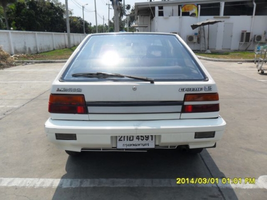 ขายรถมิตซูแชมป์สปอร์ต 3 ประตู ปี92 เครื่องเดิม1.5 เกียร์ธรรมดา ภายในสวยเดิมๆ สะอาดๆ ผ้าหลังคาสะอาด แอร์เย็นๆ คอมแอร์ใหม่ ตัวถังบางๆ แห้งๆ เดิม ไม่เคยทำสี หน้า-หลังเดิมมาก รถขับดีมาก มือเดียวป้ายแดง สมุดคู่มืออยู่ครบ ภาษี57 พร้อมใช้มากครับ ขายถูกครับ