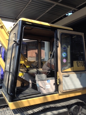 รถแบคโฮ CAT E70 B รถเก่าญี่ปุ่น มีลายแย๊กซ์ สวยไร้ที่ติ ชอบราคาเท่าไรต่อรองได้ครับ