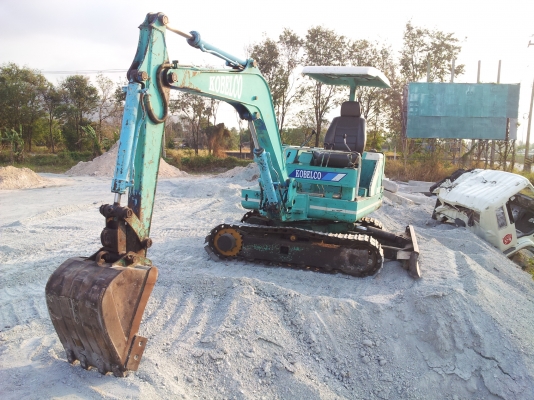 ขาย MACRO KOBELCO  SK037 พร้อมเทรนเลอร์ลากครับ