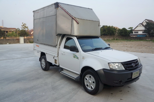 มือเดียวออกห้าง TATA 2010 CNG+3ถัง รถสวย พวงมาลัยพาวเวอร์ แอร์เย็น เกียร์ปกติ เครื่องเดิม สีสวย ไม่เคยทำสี รถพร้อมใช้งาน การัยตีรถสวย จัดไฟแนนได้ ฟรีดาวน์