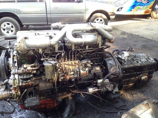 เครื่อง Nissan PE6 Turbo ท่ออ้อม 285 แรงม้า หัวฉีดสั้น แหวนบาง เครื่อง Nissan PE6 Turbo ท่ออ้อม 285 แรงม้า หัวฉีดสั้น แหวนบาง