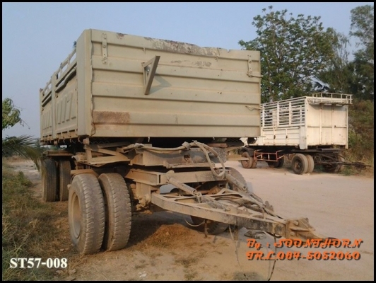 ขายด่วน ลูกพ่วง 2 เพลา ดั้มพ์ SMM สามมิตร สภาพใช้งานได้ปกติ เดิมๆ ราคาสุดคุ้ม