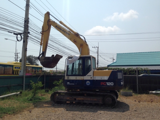 ขาย เเบคโฮ komatsu pc120-5 รถเก่านอกเเท้ไม่เคยทำงานในไทย ขาย เเบคโฮ komatsu pc120-5 รถเก่านอกเเท้ไม่เคยทำงานในไทย