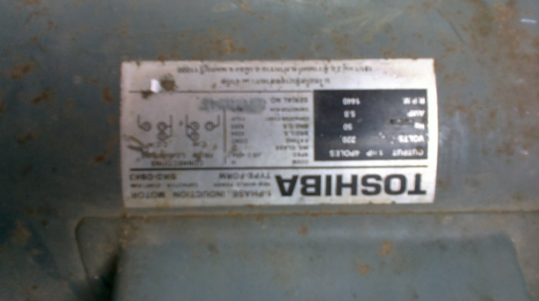 ขายมอเตอร์มือ2  1 แรง 220 v