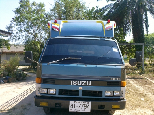 ISUZU NPR57L  100 แรง พวงมาลัย เพาเวอร์ กระบะปูเหล็กยางเต็ม 6 เส้น ซัซซี่สวยๆ
