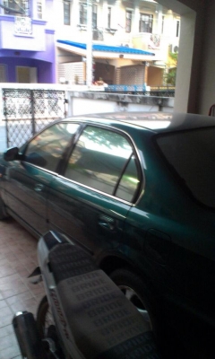 ขายด่วน รถบ้าน ฮอนด้า ซีวิค ปี1999 สีเขียว เกียร์อัตโนมัติ เครื่อ งเบนซิน 1600cc