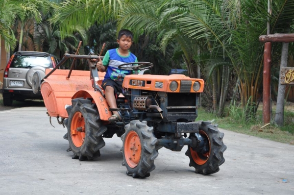 ขายรถไถ KUBOTA B6000 พร้อมโรตารี่หลัง เข้ารองอ้อยแจ่มเลย ขับ4ล้อ สภาพสวยเดิมญี่ปุ่นไม่เคยใช้งานในไทย 58,000 บาท