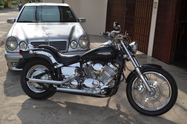 ขาย Dragstar 400 custom ทะเบียน สวย ๆ