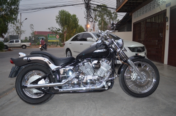 ขาย Dragstar 400 custom ทะเบียน สวย ๆ