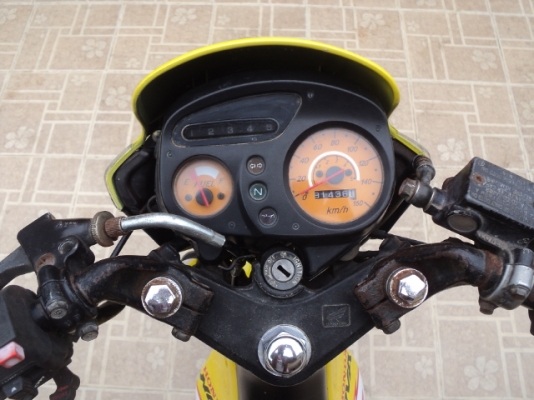 ขาย เทน่าล้อแม็ก สีเหลือง ตัวสุดท้าย 6500 บาท ทะเบียนโอน