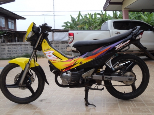 ขาย เทน่าล้อแม็ก สีเหลือง ตัวสุดท้าย 6500 บาท ทะเบียนโอน