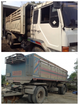 ขายสิบล้อดั้มพ่วงแม่ลูกMITSUBISHI527Sเทอร์โบแท้220แรงติดNgv8ถัง