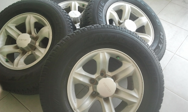 1ชุดพร้อมใช้ยาวๆแม็ก16 ยางปี11