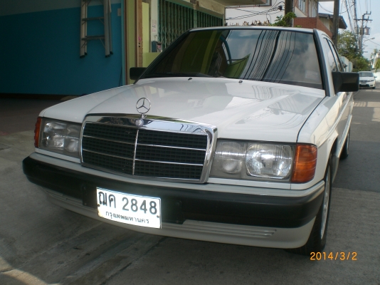BENZ 190E เกียร์ธรรมดา สภาพสวยมาก ใช้น้อย 9xxxx km.แท้ๆ