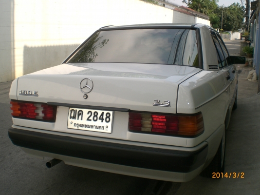 BENZ 190E เกียร์ธรรมดา สภาพสวยมาก ใช้น้อย 9xxxx km.แท้ๆ