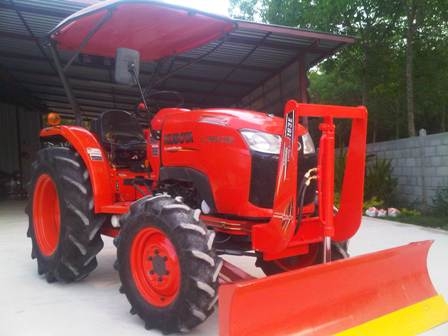 ขายรถไถ Kubota L 3608 (4WD) พร้อมดันหน้าและผาน6