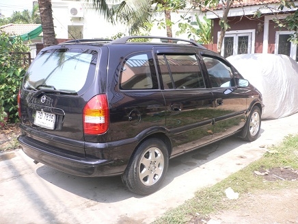 ขายรถ CHEVROLET ZAFIRA 1.8 CD Airbag2 ABS 2003 ออโต้ ติดแก็สLPGหัวฉีดถั่งโดนัด