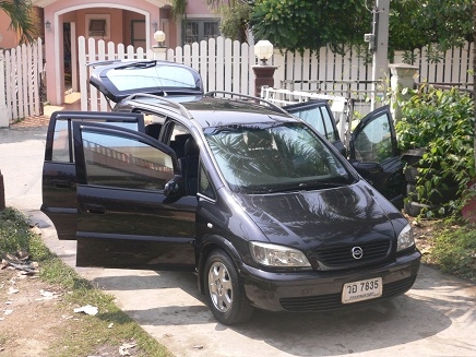 ขายรถ CHEVROLET ZAFIRA 1.8 CD Airbag2 ABS 2003 ออโต้ ติดแก็สLPGหัวฉีดถั่งโดนัด