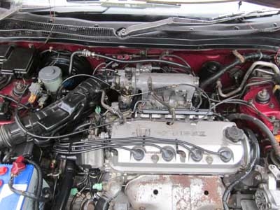 Honda Accord ปี 97 สีแดง เกียร์ ออโต้ เครื่อง 2.2 รถสวยพร้อมใช้