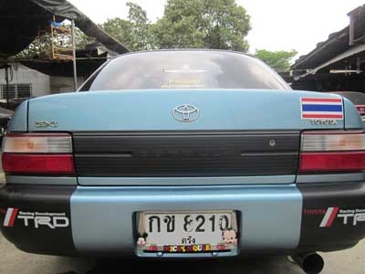 Toyota Corolla Gxi สีฟ้า ปี 96 เกียร์ธรรมดา เครื่อง1.3 รถสวยพร้อมใช้งาน